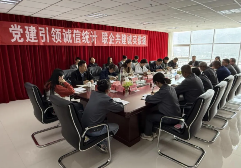 ‌“党建引领诚信统计 联企共建诚实数据”——公司党委与国家统计局大通调查队开展主题党日活动